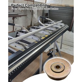 (2 Pcs) Cut Off Flange Track Bearing Kit Compatible with Tapco Pro & max Siding Brake, 12334 Rollers 12364 Screws and 10094 Lock Nuts, Alloy Steel Brake Parts