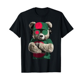 Bangladeshi Flag Bear Sunglasses Souvenir Product Bangladesh T-Shirt