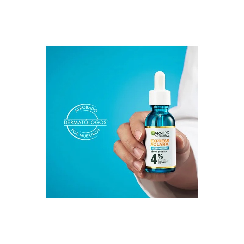 Sérum Garnier Express Aclara Anti-imperfecciones 30 Ml Momento de aplicación