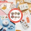 6 Sets DIY 3D House Stickers, Fun DIY Stickers Scene