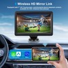 Wireless Carplay Screen for Car, 7" HD Portable Car Stereo