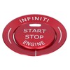 Cunyuer Engine Push Start Stop Button Cover Compatible with Q50