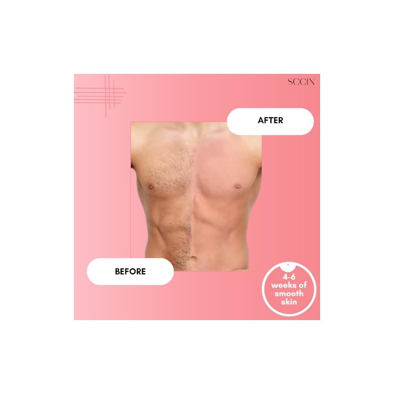 Natural Rose Extract Sugar Wax Hair Removal Kit 450g, 20