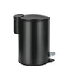 Kleine Wolke Silence Cosmetic Bin, Stainless Steel, Black, Length 17