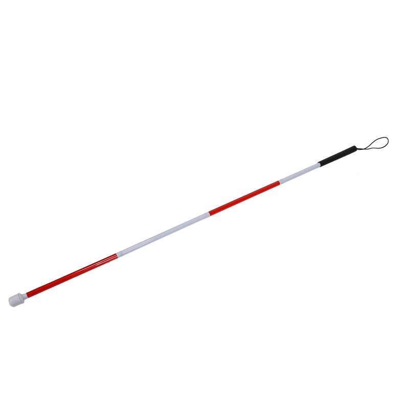 Blind Guide Cane Aluminum Alloy Portable Folding Walking Stick for