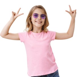 SHCHME Pink Shirt Day, Soft Cotton Pink Shirt for Anti Bullying Day for Boy and Girls (5-6 Years, CA/US, Age, 5 Years, 6 Years)