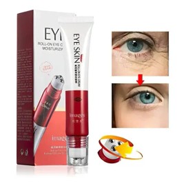 Kit 2 Cremas Ojos Anti Arrugas Hidratante Colágeno Roll On                                                                                            
