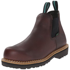 Georgia Boot Men's Giant Romeo Meel Toe Work, Soggy Brown, 10.5 W US