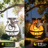 X-PREK 2 Pack Solar Lanterns Outdoor Waterproof Hummingbird Hanging Solar