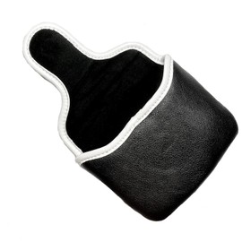 Mallet Headcover Putter Cover for Odyssey 2 Ball Tailor Made Spider Putter Solid (Black (White Line)