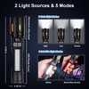 Flashlights High Lumens Rechargeable 3 Packs, 900,000L Handheld Tactical Led