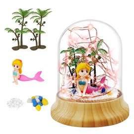 Xndryan DIY Night Light, Mermaid Night Lights for Girls Creative Children Night Light Birthday Present for 4 Year Old Girl Birthday Gifts for Girls 5 Year Old Girls Gifts