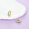 Gold Earrings for Women Trendy small gold hoop earrings Opal