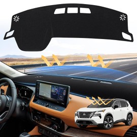 Sunsdrew Dash Cover for 2022-2025 2026 Nissan Rogue Dashboard Cover Mat for Rogue Accessories Sunshade Nonslip Mesh Protector No Glare