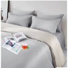 2 Pack Pillow Cases Poly-Cotton Luxury Soft Brushed Microfiber Pillowcase