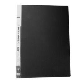 Luxshiny Carpeta A3 Portadocumentos Con Fundas Transparentes Organizador De Documentos Negro Para Hojas De MúSica Ilustraciones Y Dibujos