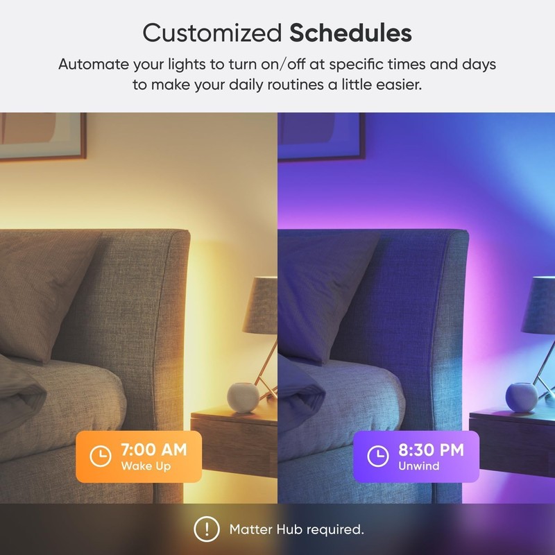 Nanoleaf Matter Essentials 5M HD Led Strip Light, Addressable RGBIC