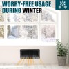 VOISEN Floor Register 4x10, 8 Pack Black Floor Vent Covers,