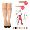 Fukusuke Women's Non-Run Under-the-Knee Stockings, 2 Pairs, Rosé Wine