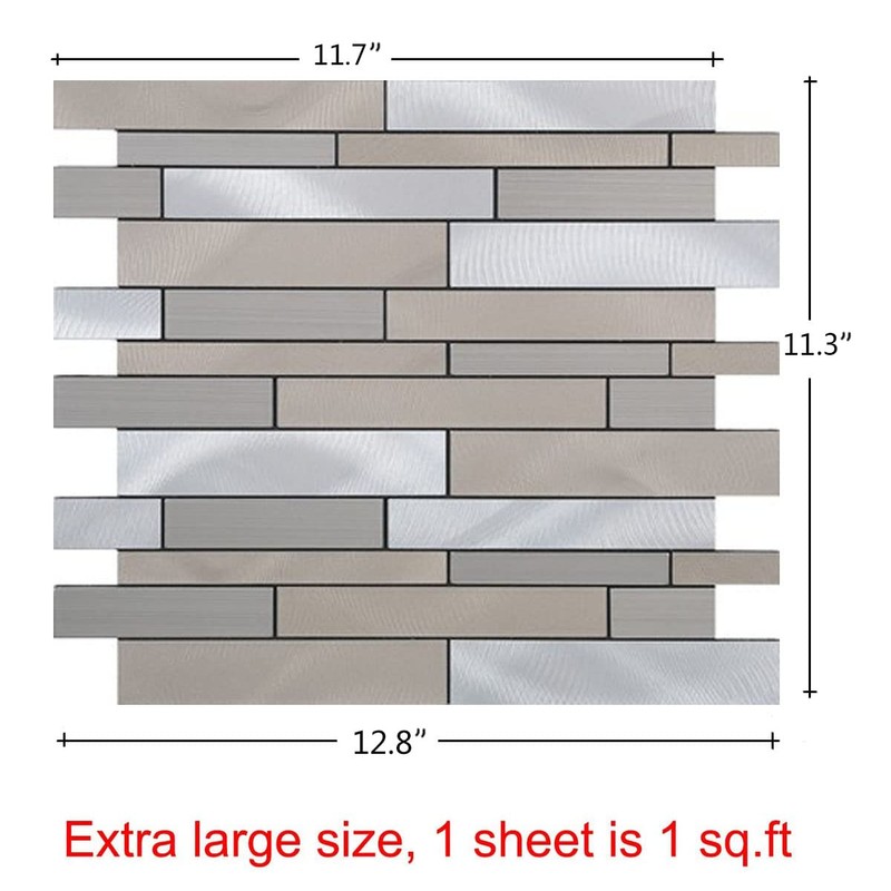Weimeisc 10 Sheets Peel and Stick Backsplash Tile for Kitchen,