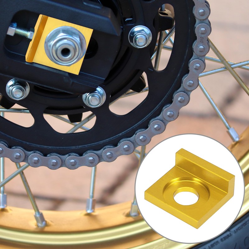 F FIERCE CYCLE 2pcs 15mm Hole Dia Chain Adjuster Block