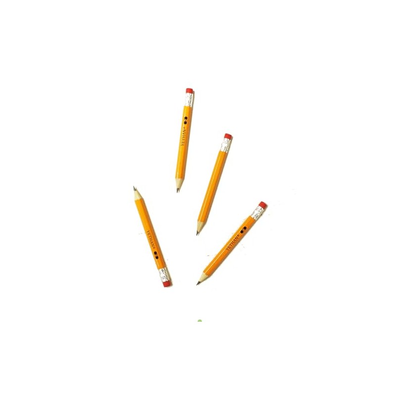 YETHAN Golf Pencils, Half Pencil, 3.5" Mini Pencils, #2 HB