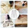 Pyrography Wire Tip 6 Pack Wood Burning Ball Tips Adjustable