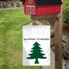 Outside Garden Flag, Printed Patterns House Decoration Banner Pine Tree