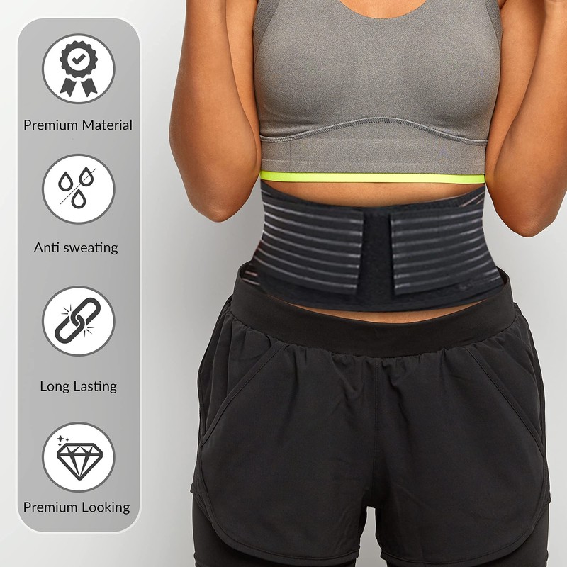 KkaFFe Back Brace for Men Women, Tourmaline Magnetic Back Braces