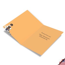NobleWorks Pack of 3 Administrative Professionals Day Greeting Cards (Co-Worker) with Envelopes (1 Design, 3 Each), For Women, Hating Job Calories C4304APG-C3x1