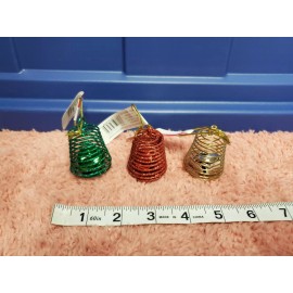 Ashland Tiny Treasures Christmas Ornaments Bell Christmas Tree Ornament Lof Of 3