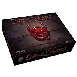 Modipihus Entertainmen: Dark Deeds - Strategy Board Game, Darkly Humorous Card Game, Ages 14+, 2-5 Players, 60 Min