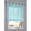 Brondby Roman Blind Semi-Transparent Turquoise Blue Width 120 cm x