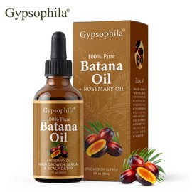 Gypsophila Batana Oil with Rosemary for Hair Growth - Nourish Scalp & Detox for Strong &Healthy Hair, Organic Batana Oil with Rosemary - Reduce Hair Loss & Detox Your Scalp (30 mL) Haircare Rosemary Oil Serum Moisturizer - Specification: 1 Bottle