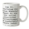 Mr. & Mrs. Panda Tasse Spruch 44. Geburtstag Glückwünsche -