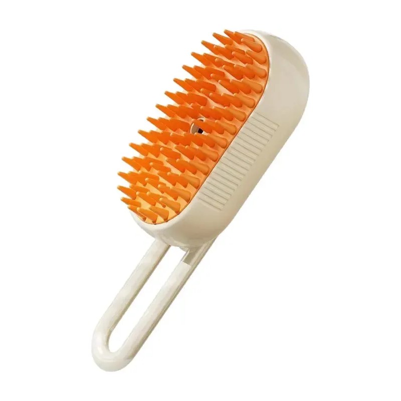 Cepillo De Vapor Para Gato Perro Mascota Peine Baño Masaje