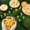Simgoing 50 Pcs Mini Resin Giraffe Tiny Giraffe Resin Ornaments