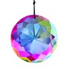 3 Inch Crystal Prism Suncatcher for Windows, Hanging, AB Coloured