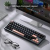 MageGee Captain72 Rapid Trigger Magnetic Switch Keyboard, 65% Wired Hall