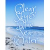 Clear sky & blue sea water