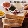 30Pcs Portable Reusable Sauce Container Salad Dressing Container Double Clear