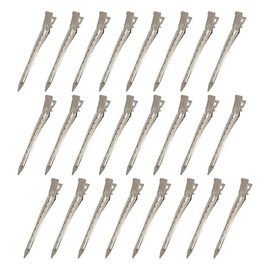 24 Piezas Pinzas para Cabello de Pato, 3.5 Pulgadas, Metal, Mujeres | Prueba de Herrumbre, Para Peinar el Cabello, Para Coloración del Cabello, Para T