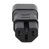 3PCS Comb Power Adapter IEC320 C14 to C15 PVC and