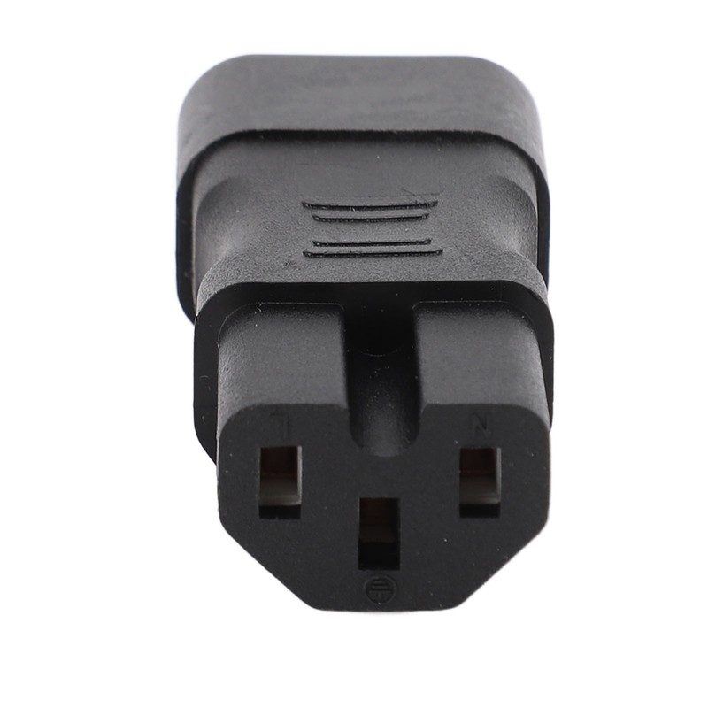 3PCS Comb Power Adapter IEC320 C14 to C15 PVC and