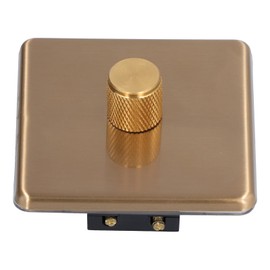 Brass Dimmer, and Scratch Resistant LED Dimmer for Home Use (monotonous light)