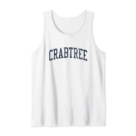 Crabtree PA Vintage Athletic Sports JSN2 Navy Print Tank Top