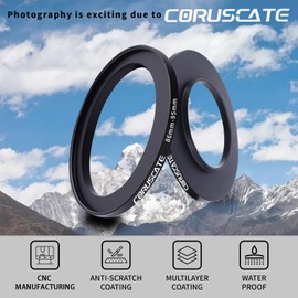 86mm lnes to 95mm Camera Lens Adapter,Camera Step-Up Ring Filter,Change The Filter or Lens Size from 86mm to 95mm.Compatible All 95mm Thread Filter Accessory+Lens Cleaning Cloth.