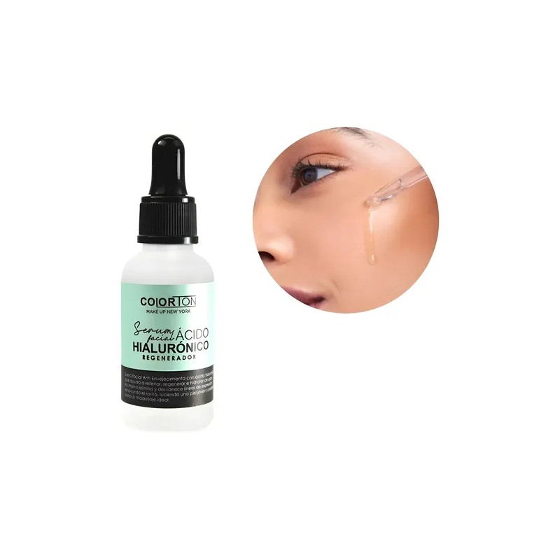 Colorton Serum Facial Acido Hialuronico Regenerador 30ml Normal Día/noche