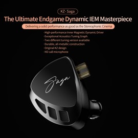 KZA COUSTICS Saga Wired Headphone Balanced Version of Headphone Gaming Headphones Without Microphone