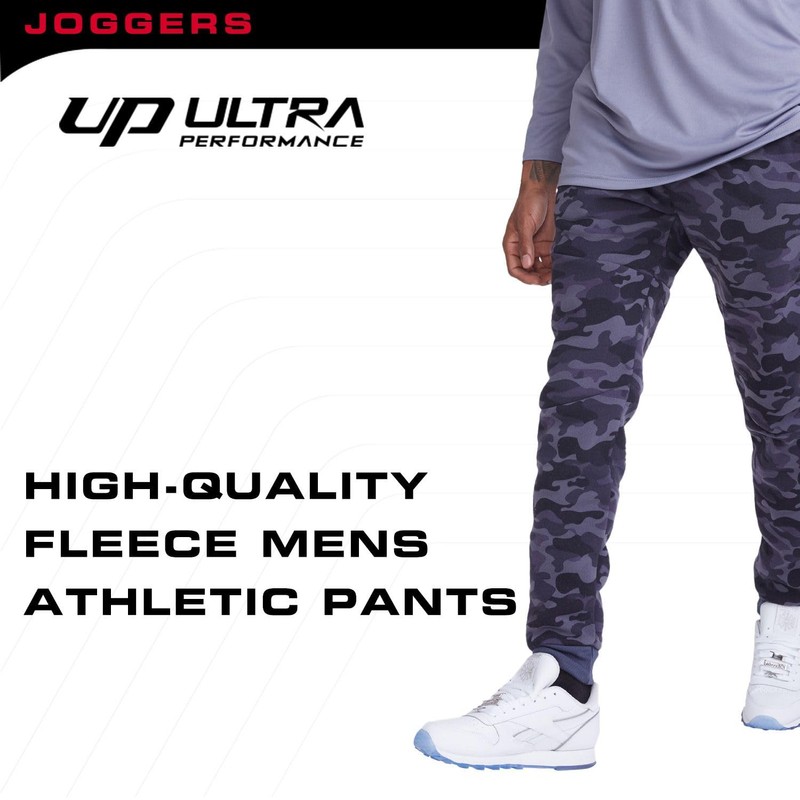 Ultra Performance Athletic Joggers for Men, Workout Sweatpants for Men,